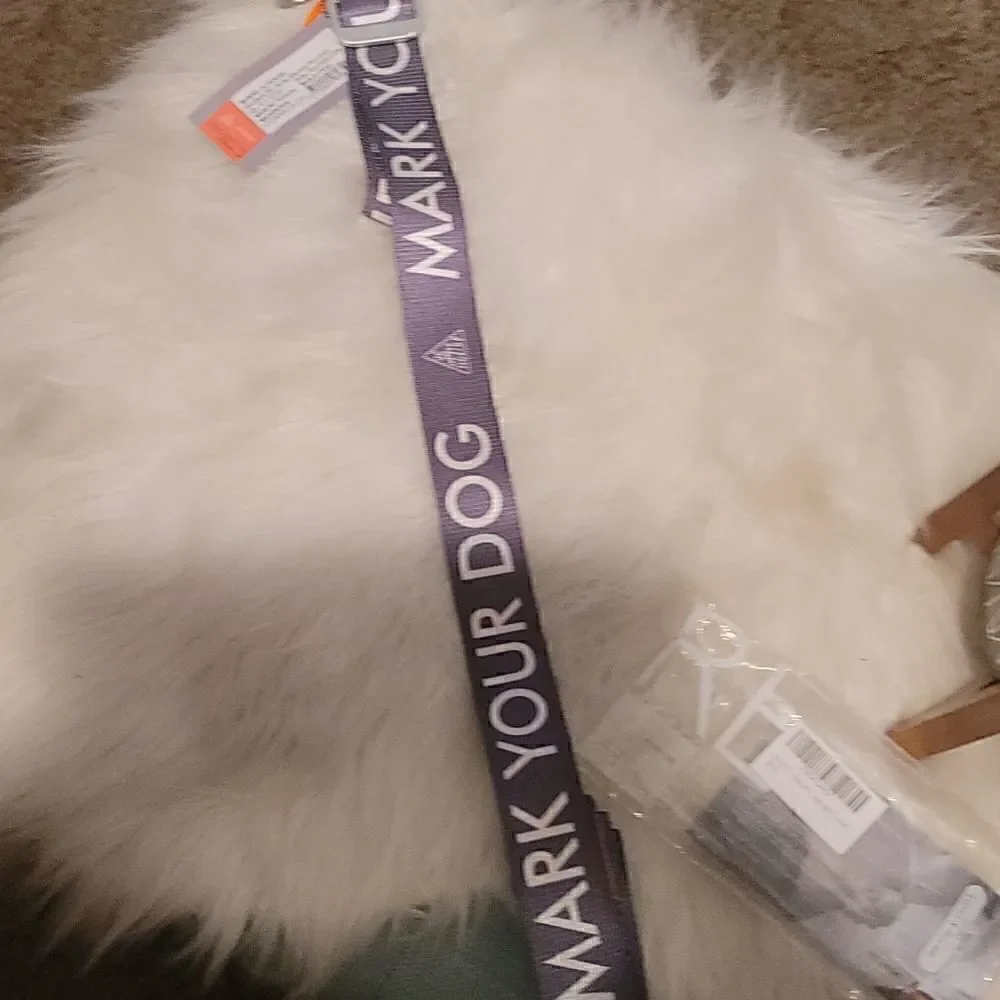 JC HOUSE Alkay Dog Leash Grey For Med/Large Dogs NWT